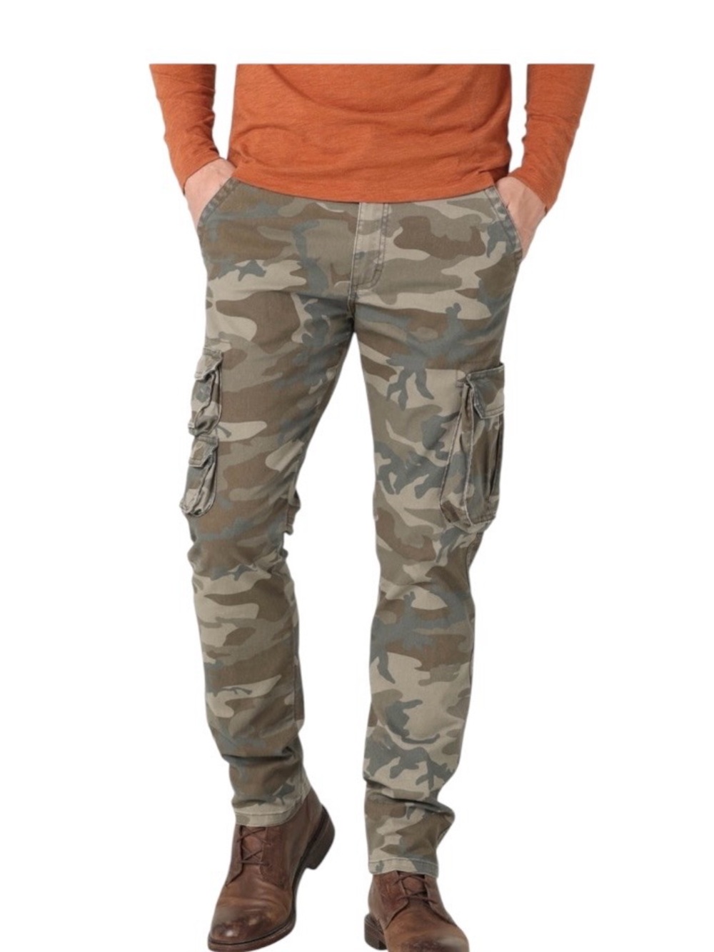 Wrangler Men's Regular Taper Stretch Cargo Pants 28x30